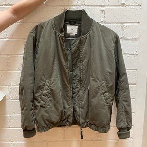 Kahki Green TNA Street Bomber Jacket